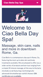 Mobile Screenshot of ciaobellarome.com